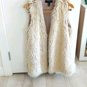 Faux fur vest